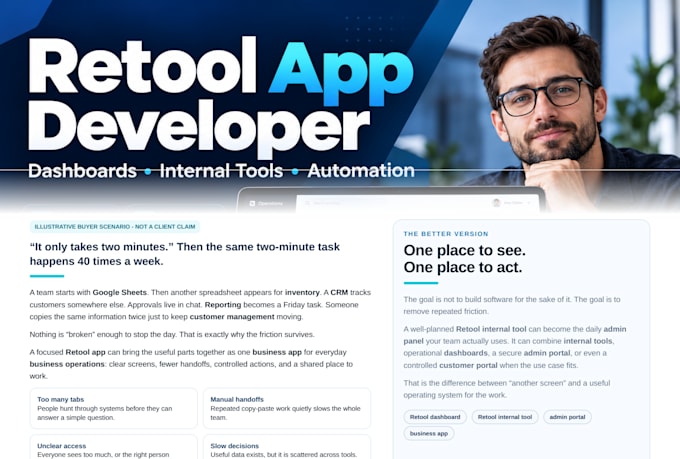 build a retool app, dashboard, automation, and internal tool