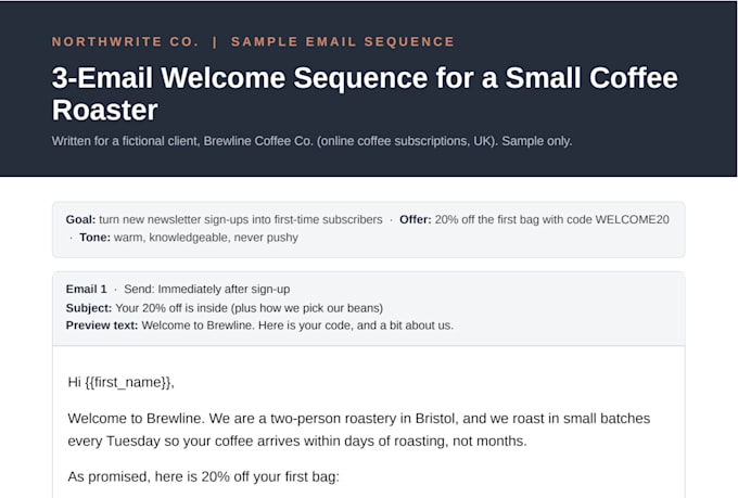 write email sequences that nurture leads and drive sales