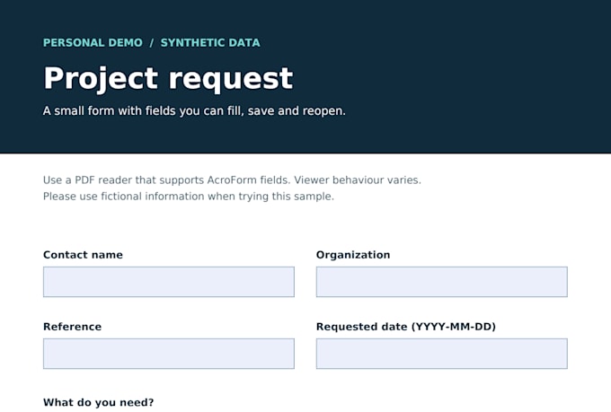 create a fillable PDF form with text fields and checkboxes