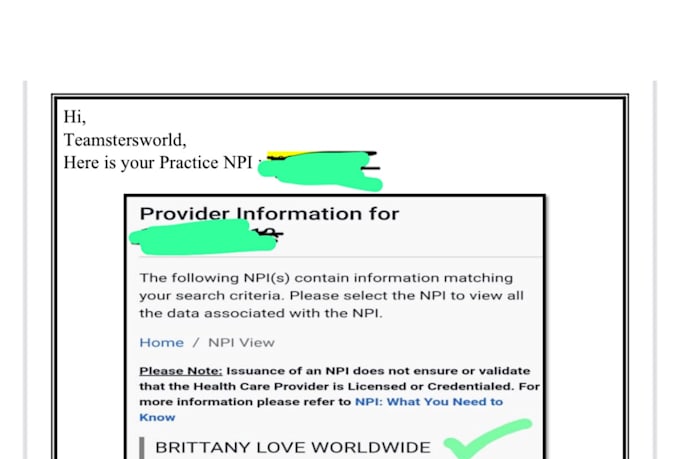 apply for your npi number within 1 hour