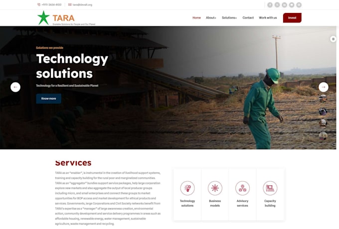 create a responsive HTML CSS landing page