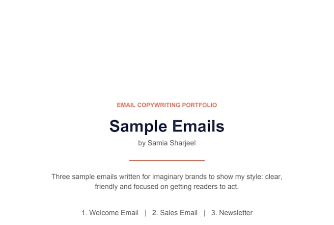 write high converting email copy and newsletters for your brand