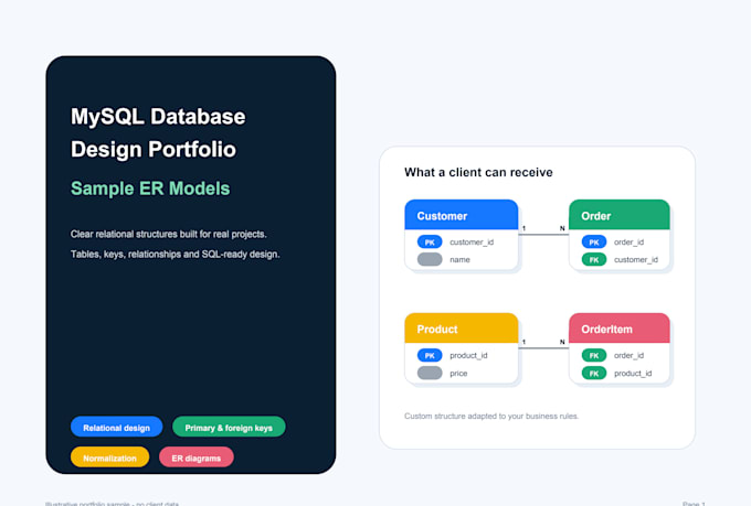 create or fix sql mysql databases and queries