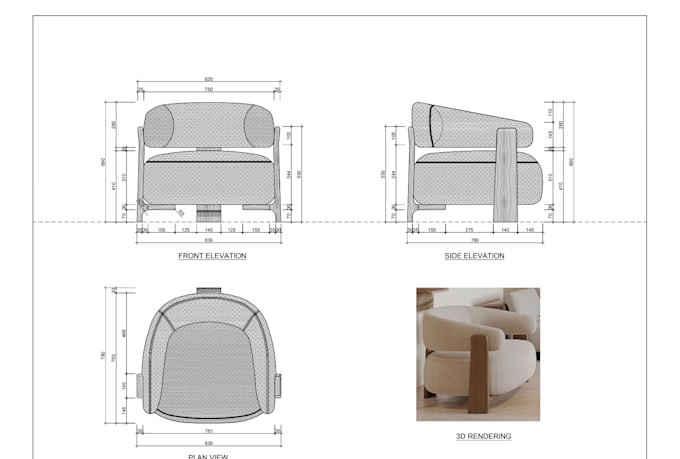 furniture dwg models 1