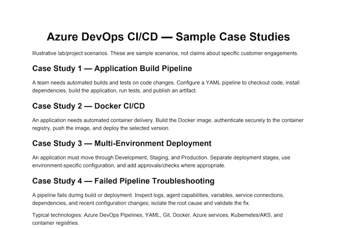 set up azure devops cicd pipelines for your application