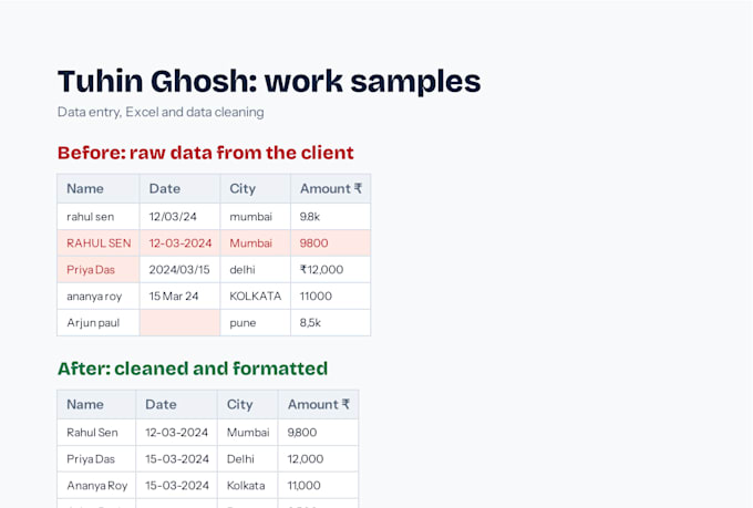 do fast data entry, typing, web research and excel spreadsheet work