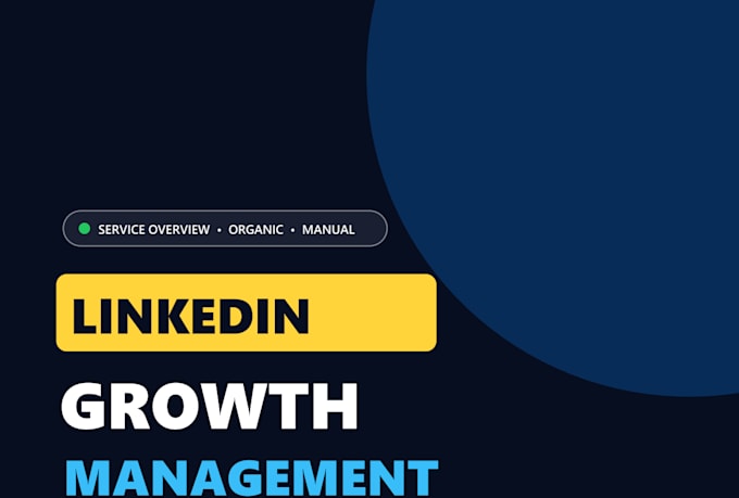 be your linkedin growth manager for personal branding
