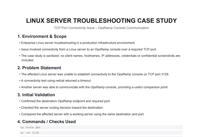 troubleshoot linux rhel ubuntu centos sles servers