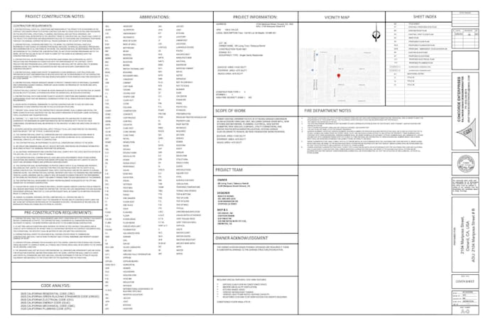 create architectural permit drawings, floor plans, elevations and sections
