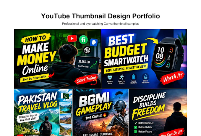 create eye catching you tube thumbnails