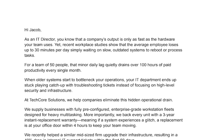 write high converting sales emails or cold email sequences