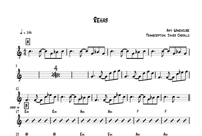 create a chord chart or lead sheet accurate, fast and easy to read