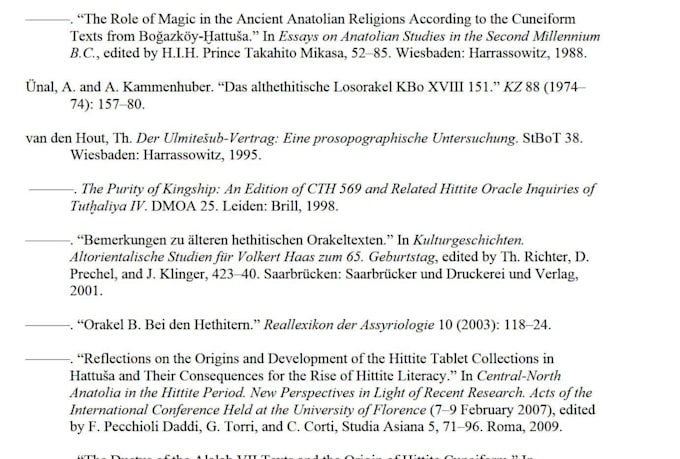 format your academic citations