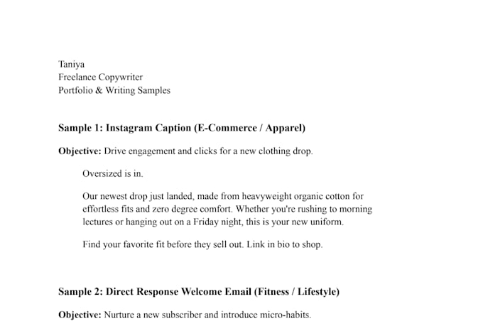 do professional copywriting and proofreading