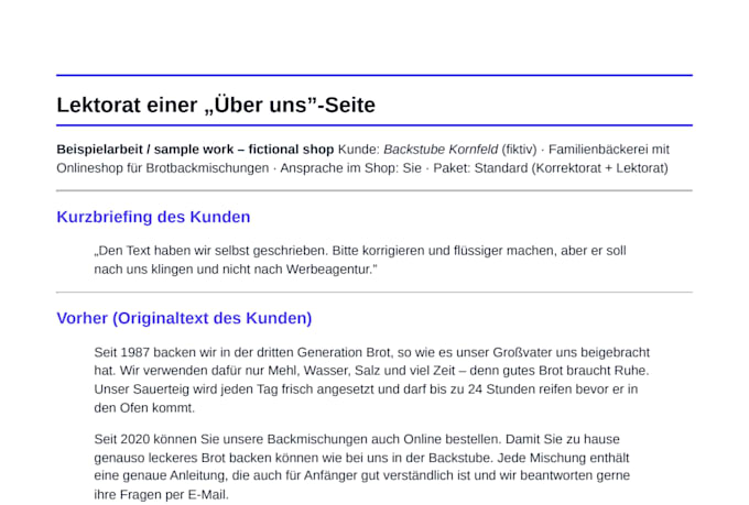 proofread and edit your german website shop or book as a native speaker
