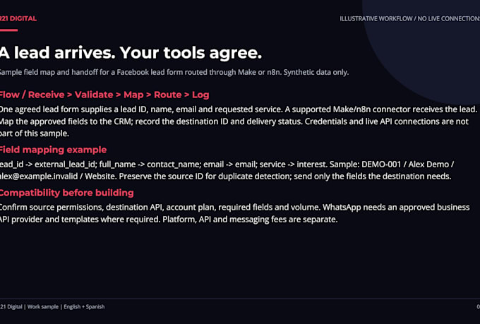 automate facebook lead ads to your CRM with make or n8n