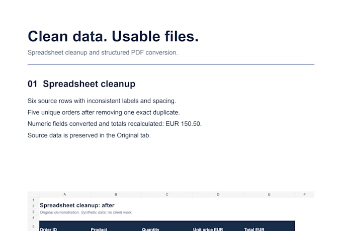 convert PDF tables into clean editable excel or word files