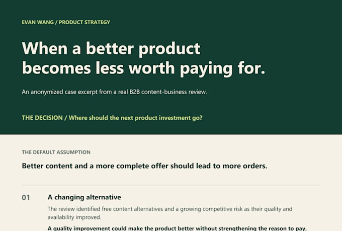 analyze competitors and alternatives for your product strategy