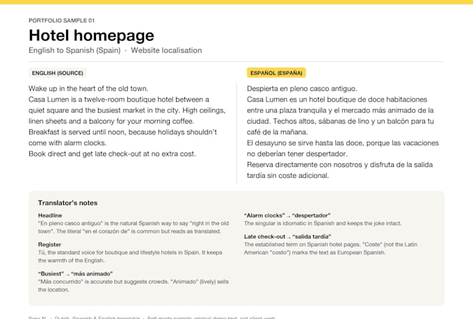localise and translate your website into spanish professionally