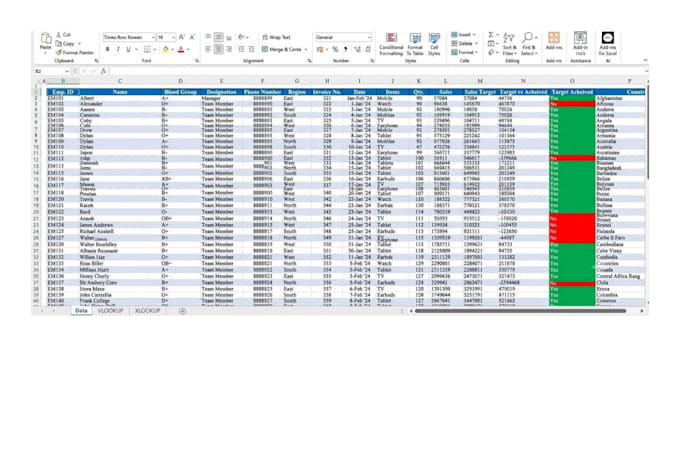 do data entry, ms excel, word, copy paste and web research