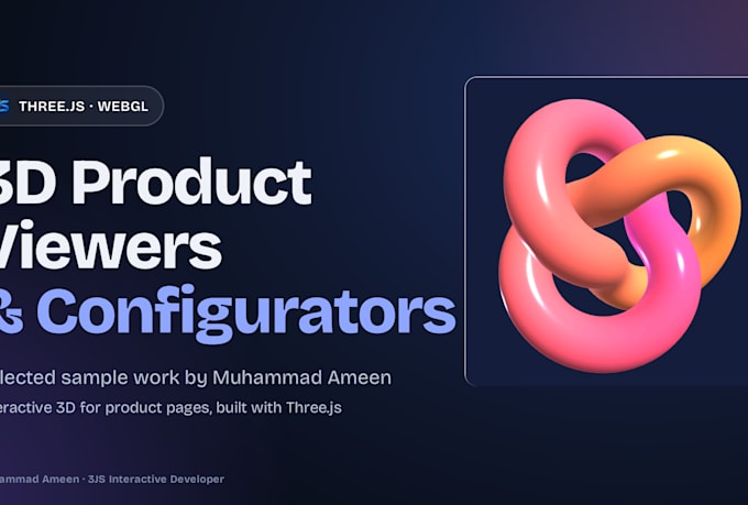 build an interactive 3d product viewer for your website with threejs