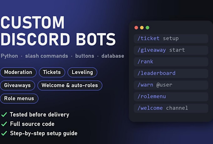 make you a custom discord bot