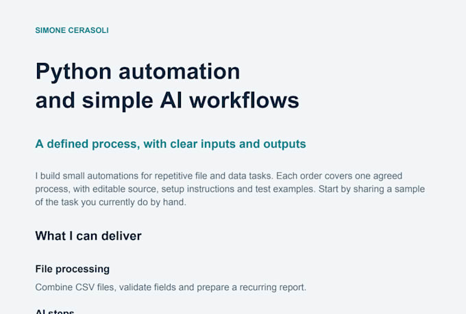 automate repetitive tasks with python scripts and ai workflows