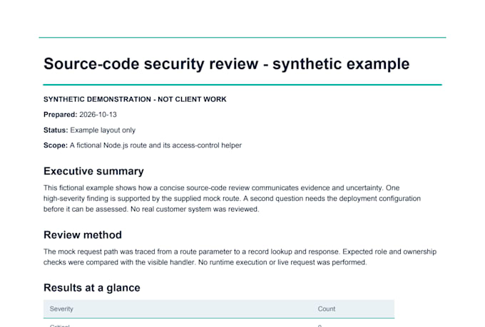 review python and nodejs backend code for security issues