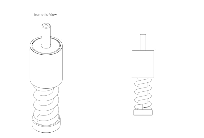 design helical spring loaded mechanisms and mechanical assemblies in solidworks