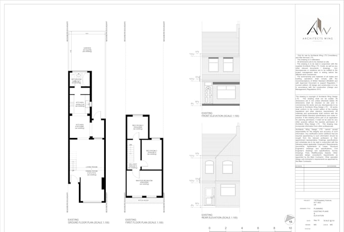 produce UK planning permission drawings