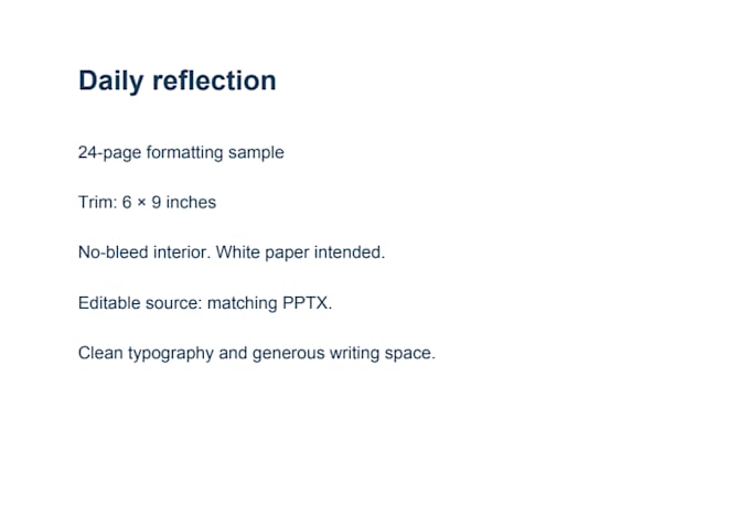 format your paperback interior for an amazon KDP trim size