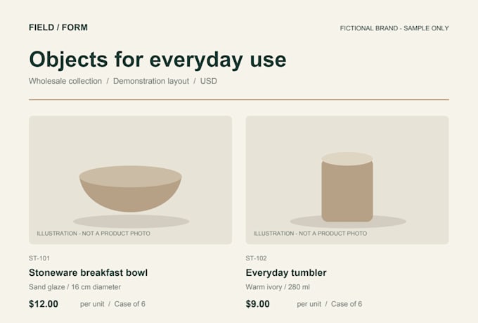 turn your shopify product data into a simple PDF catalog