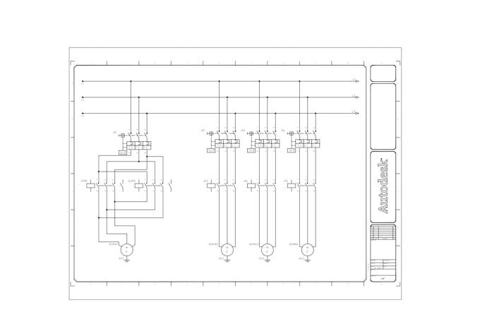 redraw your electrical schematic in autocad