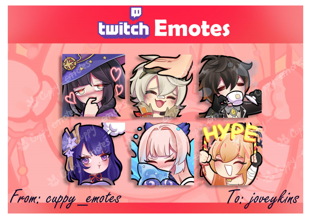 The Cuphead Show Season 2 10 Emotes Badges for Twitch 