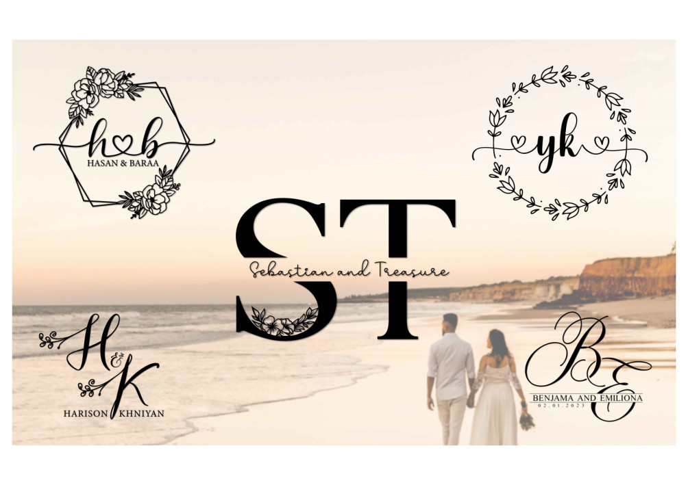 Armandesignbd: I will design attractive initials, monogram wedding logo for  $10 on fiverr.com in 2023