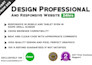 design professional and responsive website html5 website