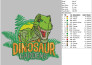 do complex embroidery digitizing in dst, pes, cnd, jef, pxf