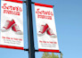 design professional outdoor lamp post sign