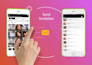 create stylish mobile app promo video for IOS or android