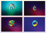 design brainkiller 3d and business logo