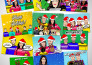 illustrate a christmas portrait ideal for a card or gift