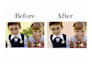 remove the background and retouch of images