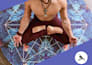 design an earthy yoga retreat flyer and poster in a3