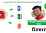 convert PDF file to ms word, ms excel and ms powerpoint
