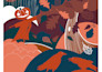 create colorful flat illustration