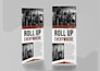 design modern backdrop, tradeshow booth, retractable or billboard