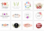 design watercolour logo with free source file