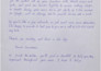 write a beautiful unique handwritten letter for you