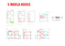 make architecture floor plans,sections and elevations in auto cad