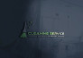 design house clean , janitorial, commercial cleaning   logo